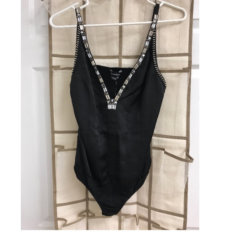 Bebe bedazzled body suit
