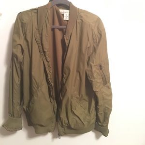 army green bomber jacket