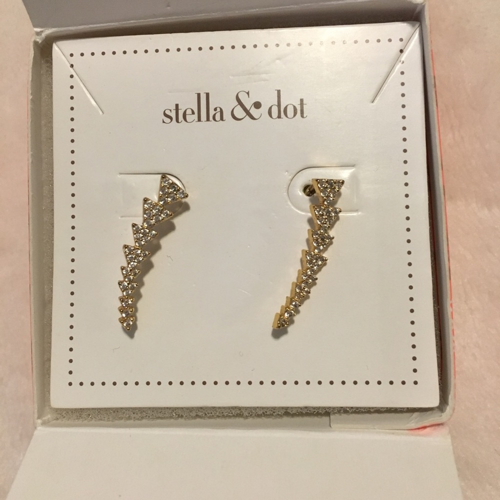 Stella & Dot ear climbers