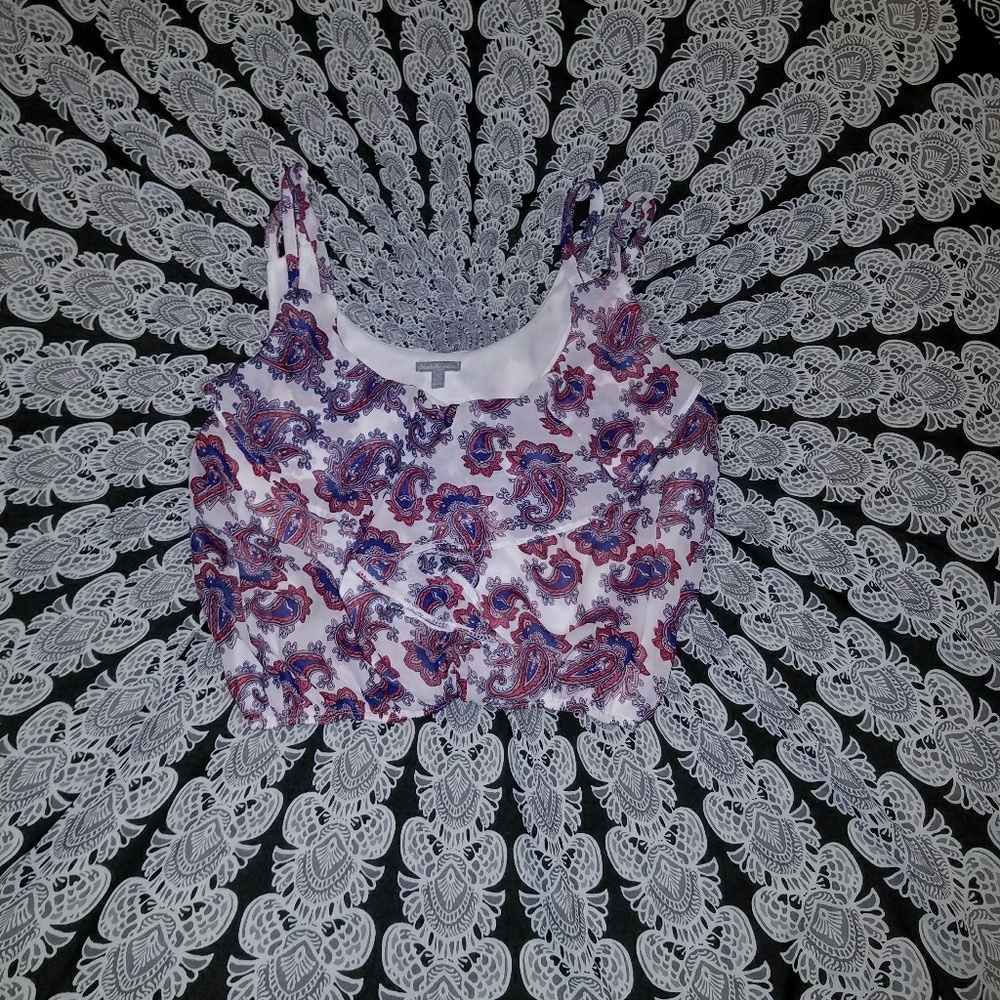 Red, White, and Blue crop top