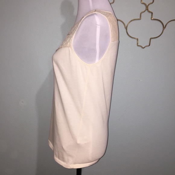 J. Crew cream lace neck tank top - Picture 5 of 7