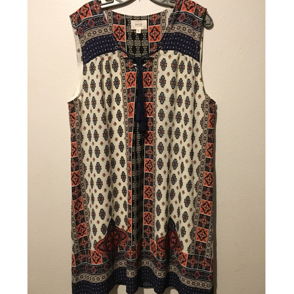 Super cute Boho Shift Dress! BNWOT!!❤️