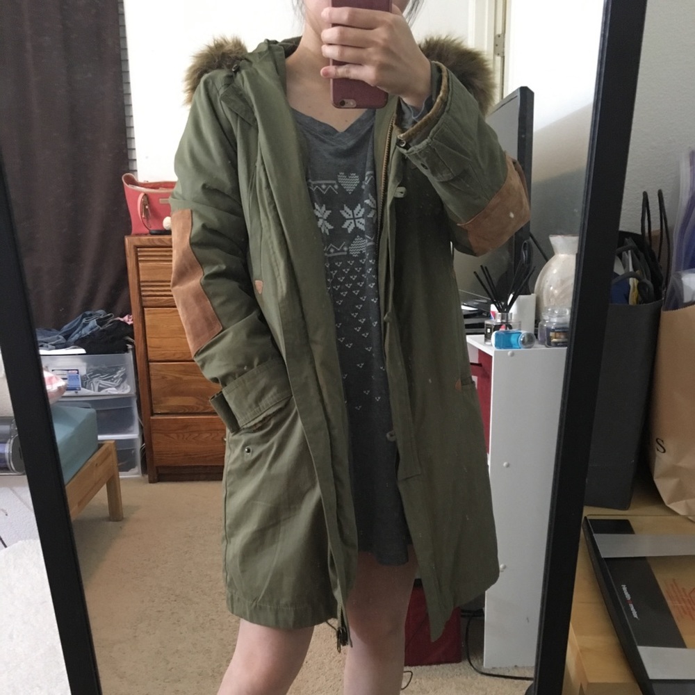 Zara green jacket size xs