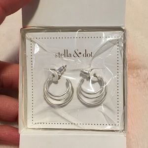 Stella & Dot Triad hoops
