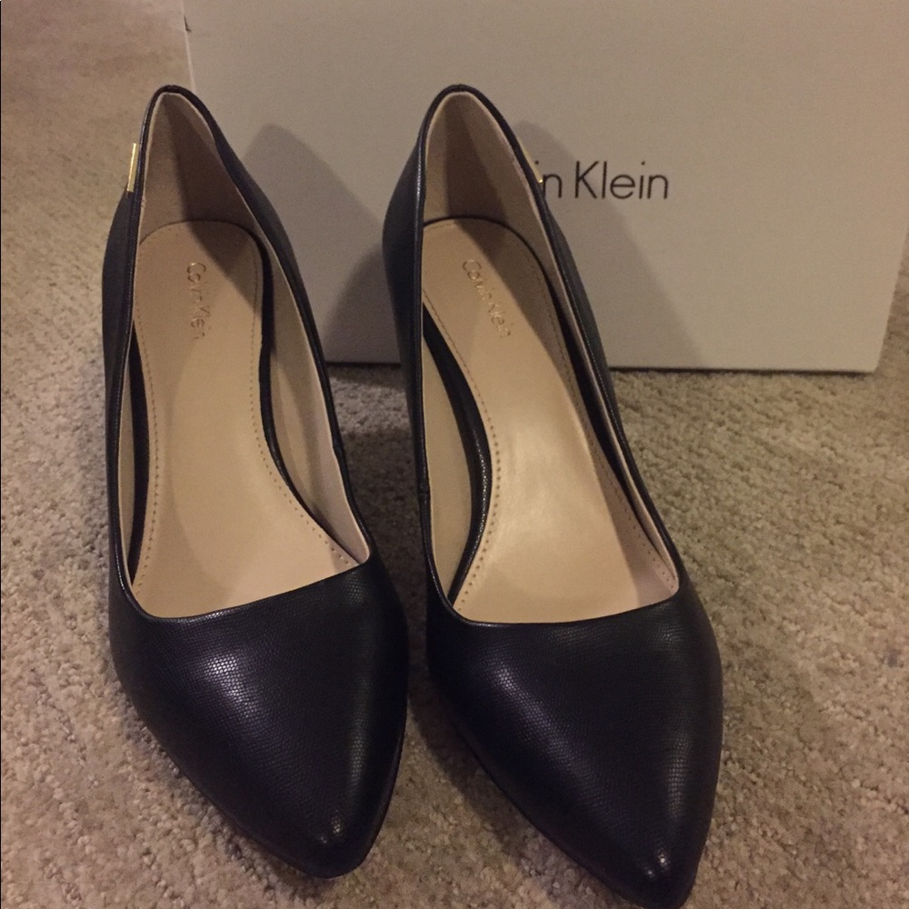 Black Calvin Klein Pumps