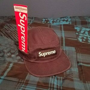 Supreme navy blue side zip
