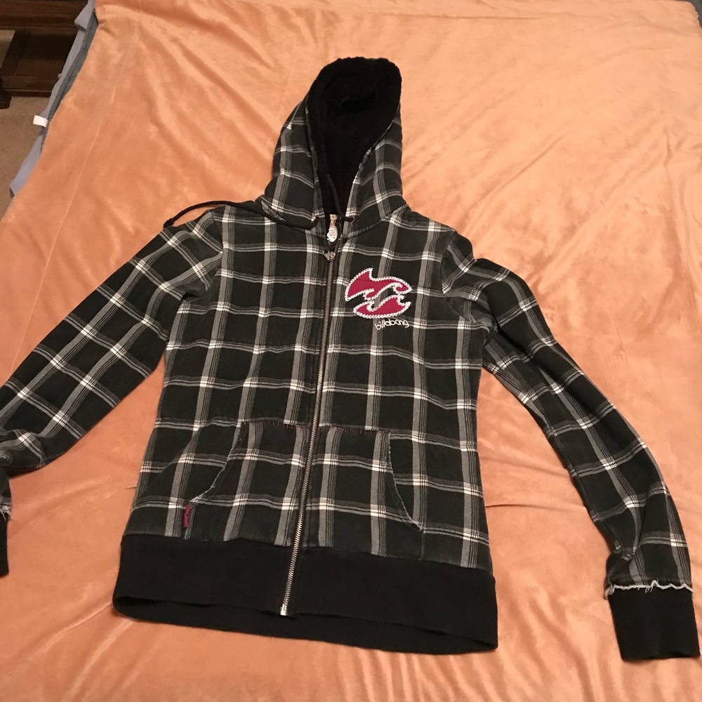 Billabong zip up hoodie