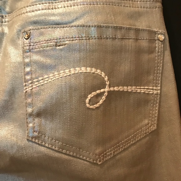 JUSTICE BACK TO SCHOOL PREMIUM JEANS 14R LIKE NEW - Picture 7 of 8