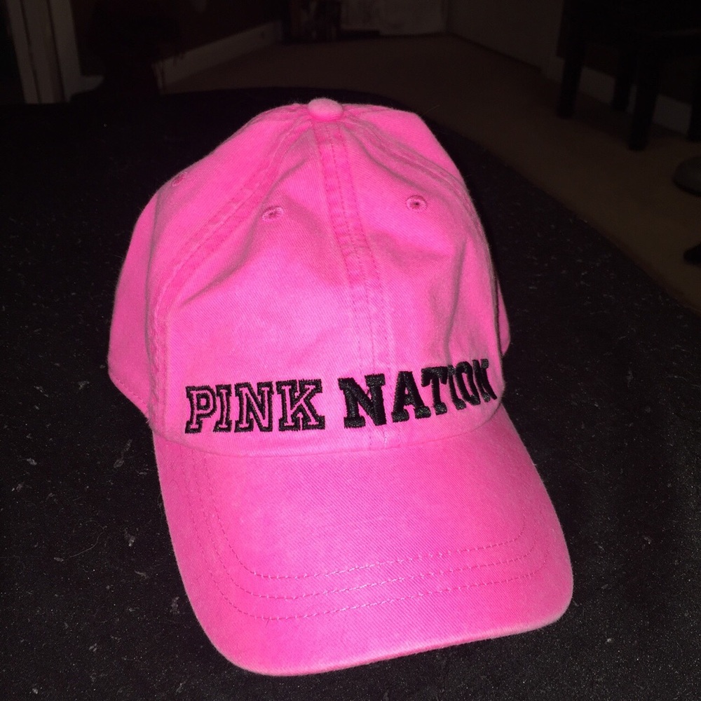 Pink nation baseball hat