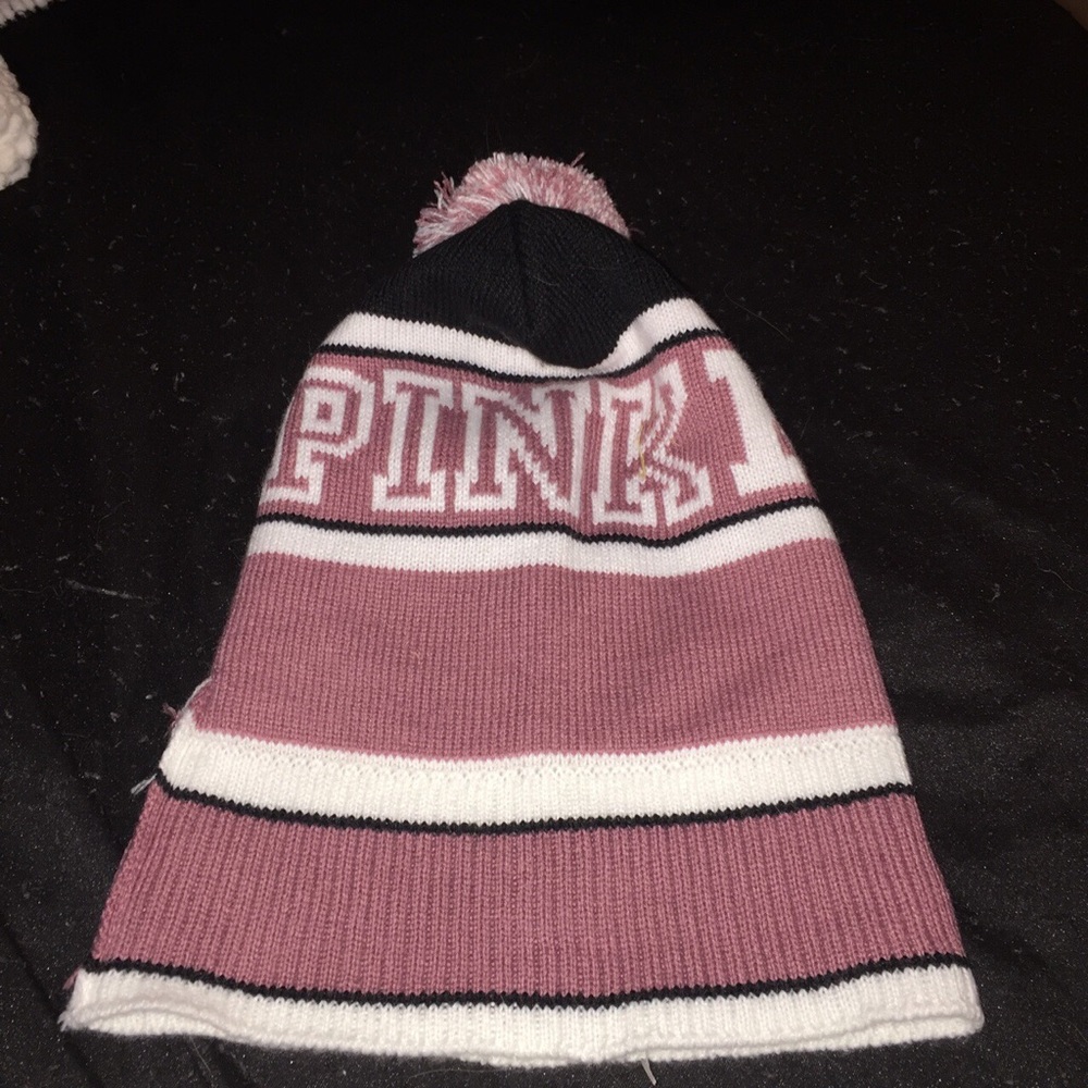 Pink nation beanie