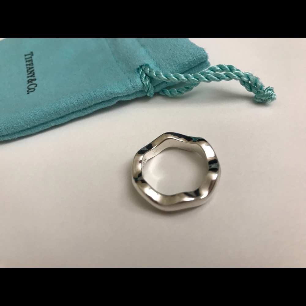 Tiffany & Co Silver Paloma Picasso Water Wave Ring