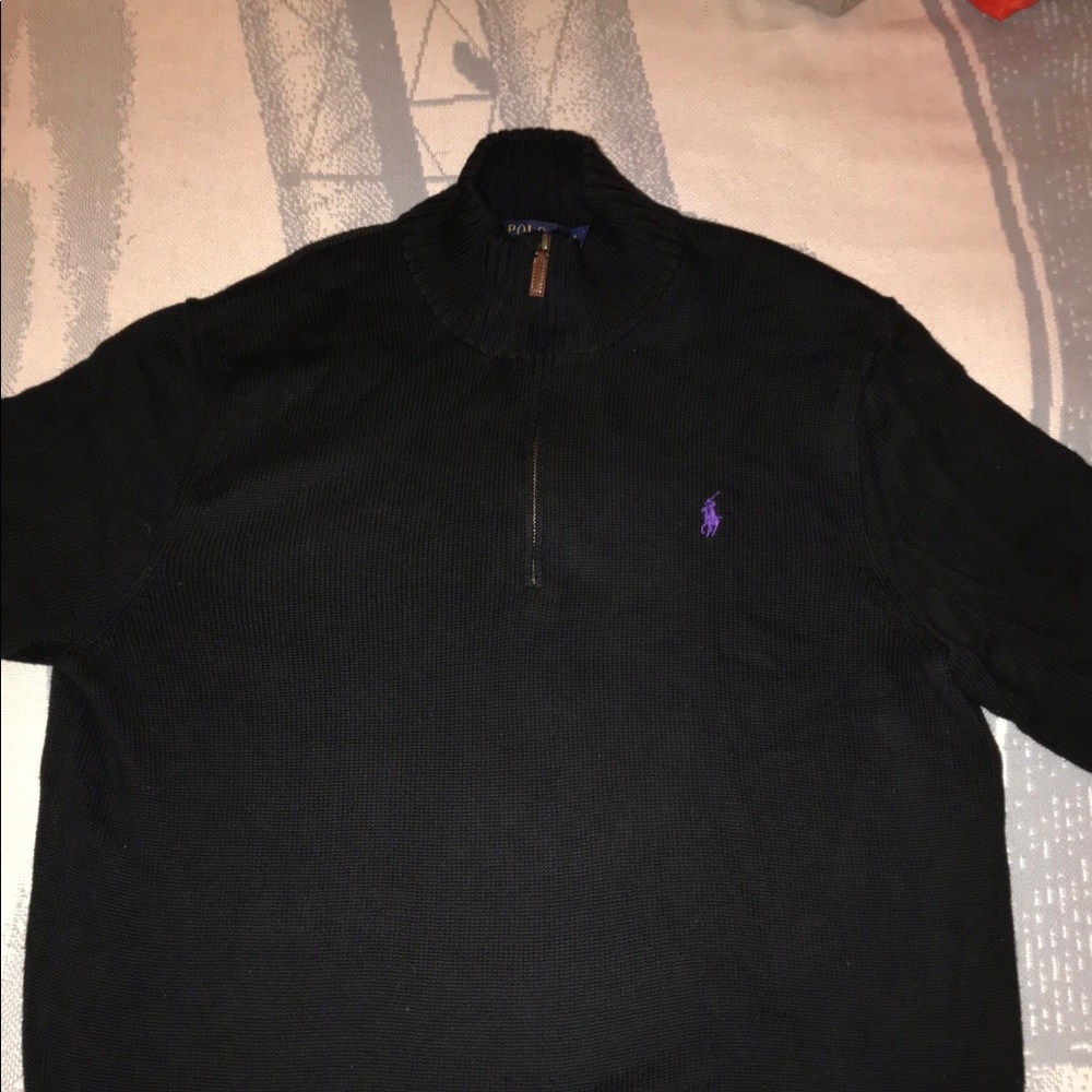 Men's Polo Pullover Sweater