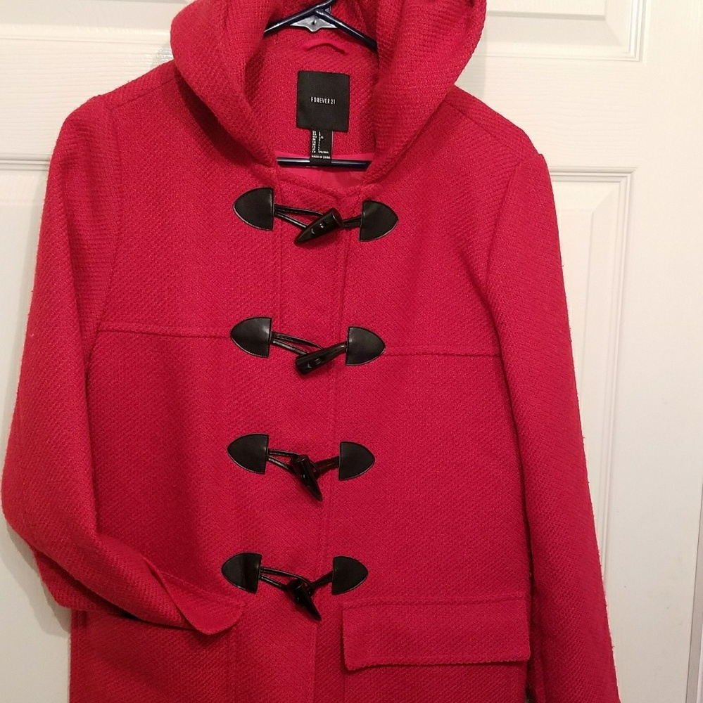 Red Pea Coat