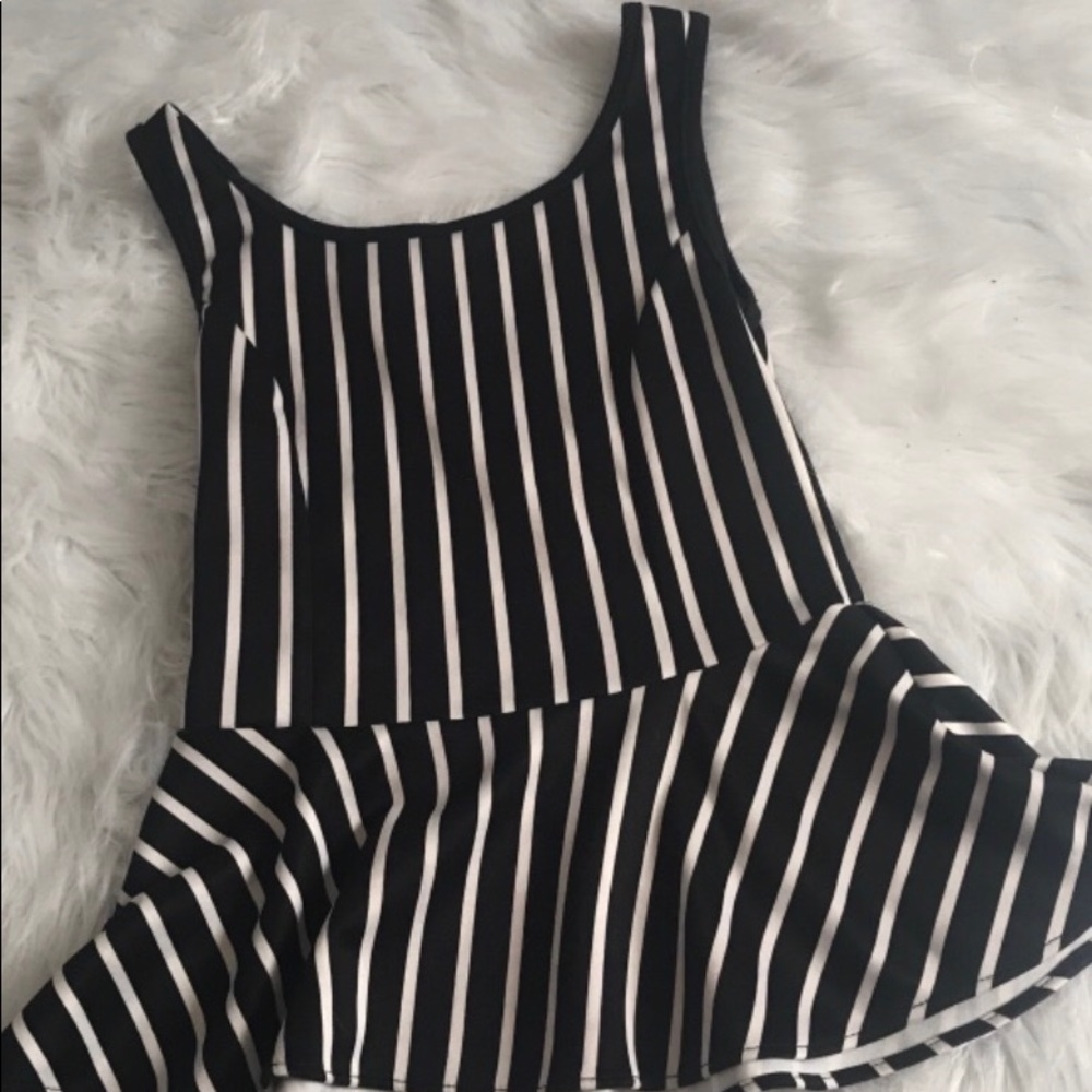 Black and white shirt