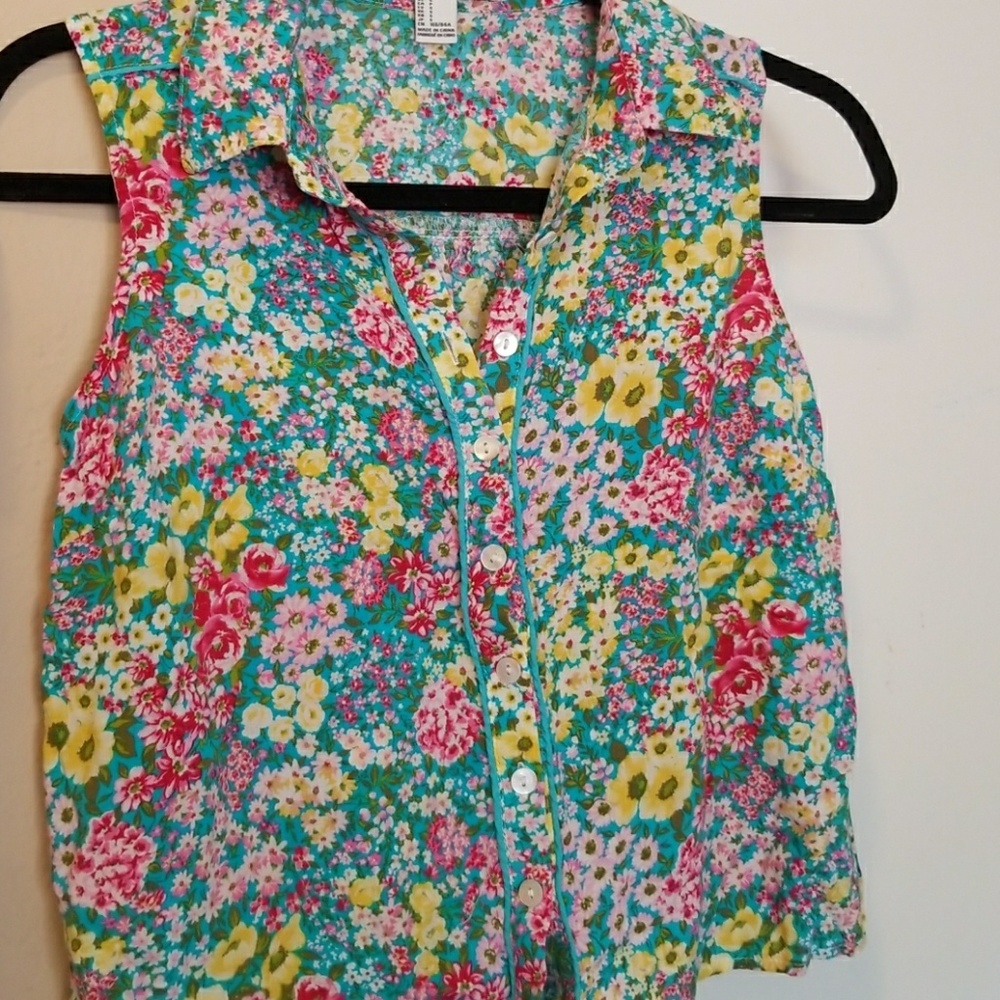 F21 floral top