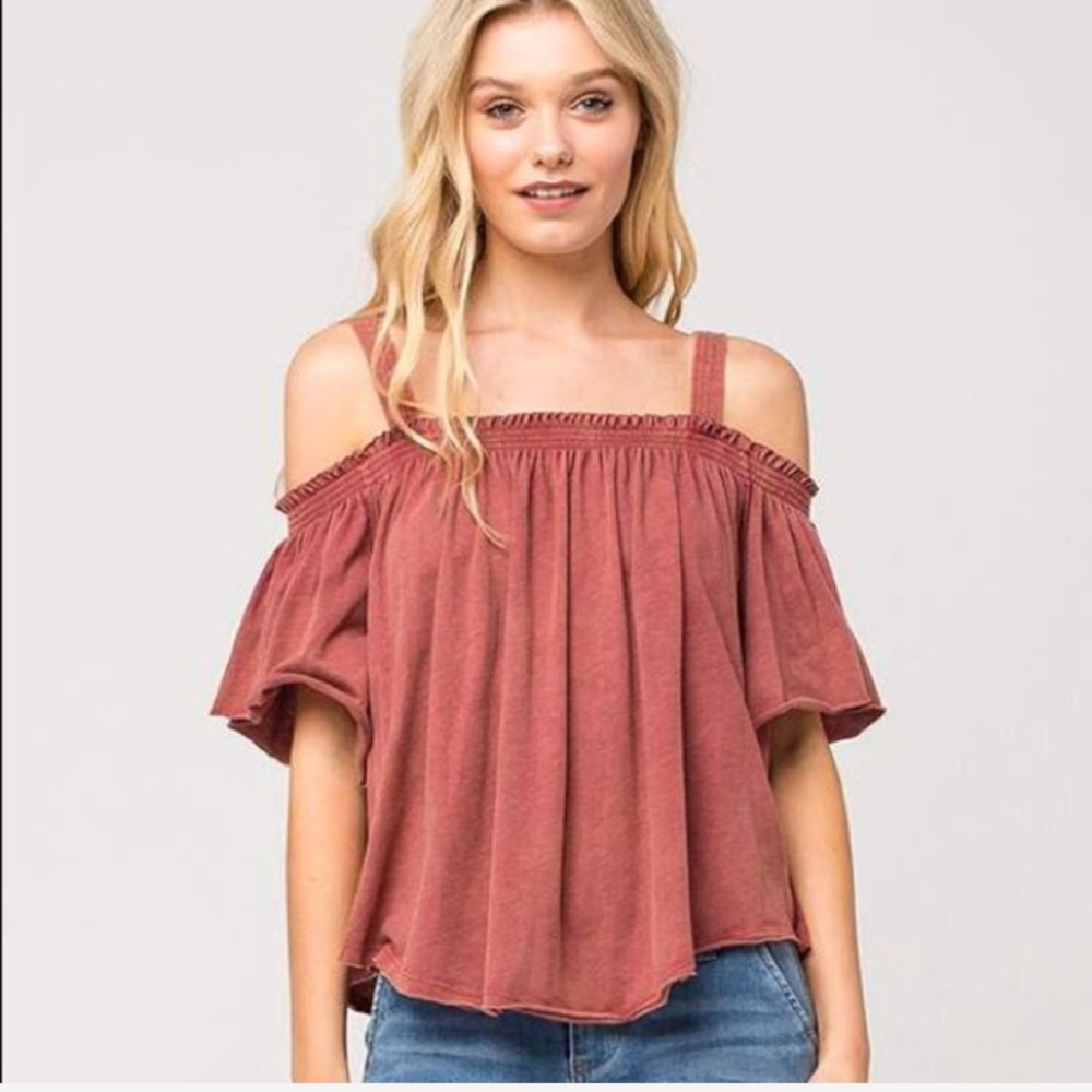 Free people off the shoulder top