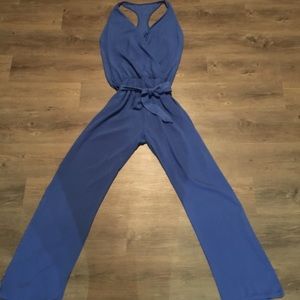 Royal blue jumpsuit