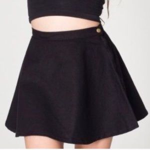 American Apparel Black Denim Circle Skirt American Apparel Black Denim Circle Skirt