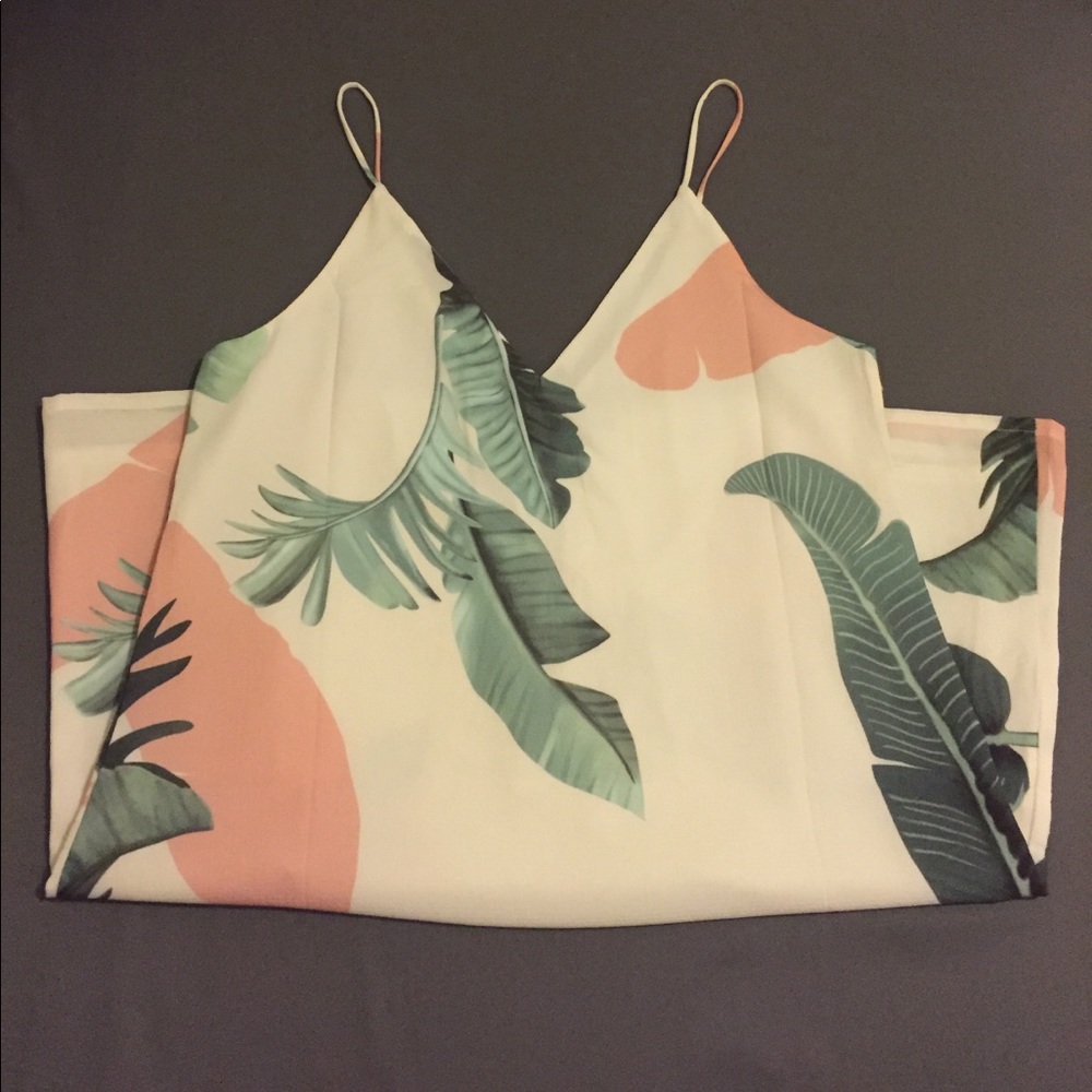 ROMWE Leaf Dress