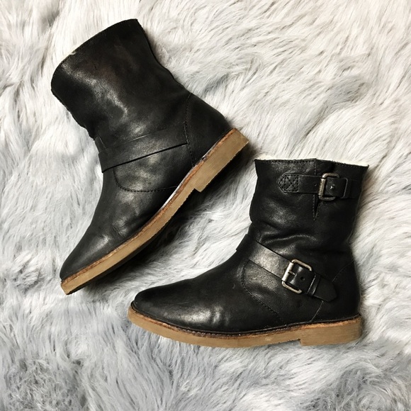 Madewell Shoes - Madewell Black Leather Boots🖤🍂