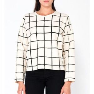 Make it good canvas grid sweatshirt