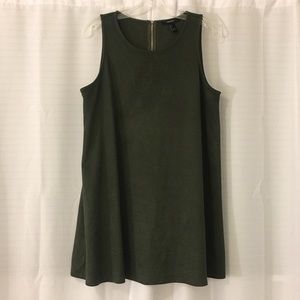 Green Suede Dress Green Suede Dress