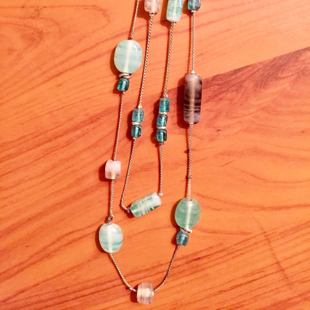 NY&Co double strand beaded necklace