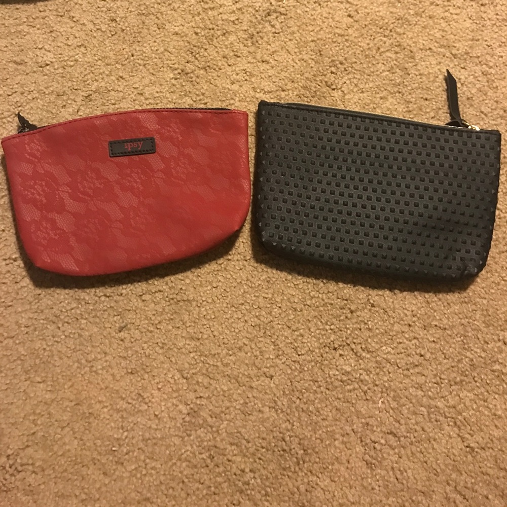 2 Ipsy makeup bags