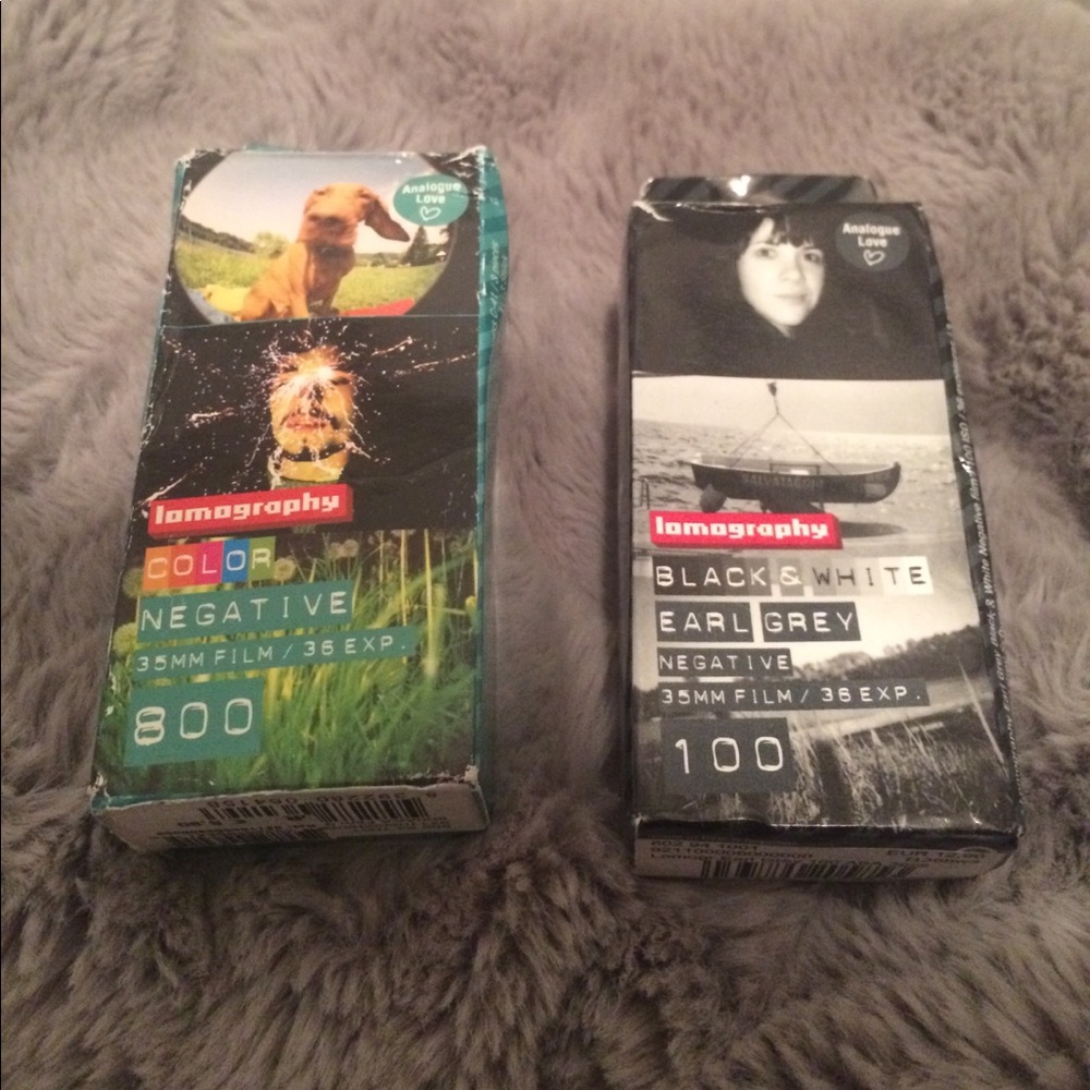 UA analogue camera film: bundle - lomo and b/w