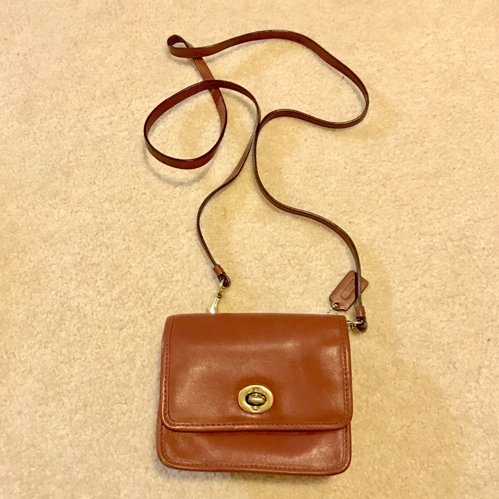 Brown coach over the shoulder bag
