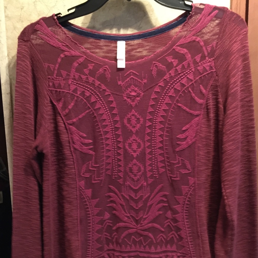 Maroon blouse