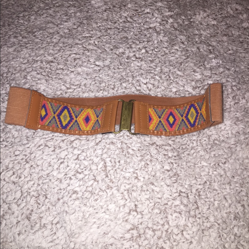 Brown Belt with Design
