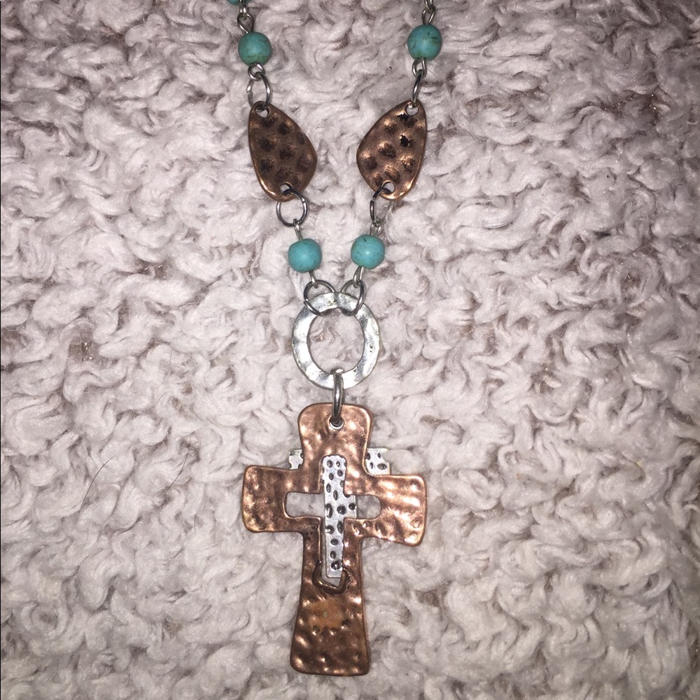 Western Cross Necklace