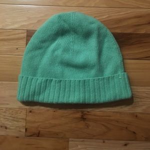 vintage mint green J. Crew beanie/hat