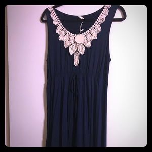 Navy blue dress