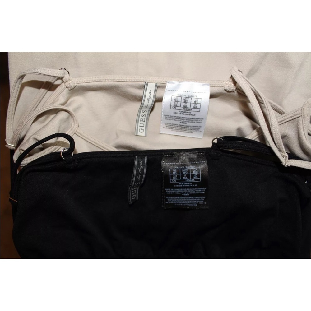 Guess camisoles with built in shelf bra size M/L