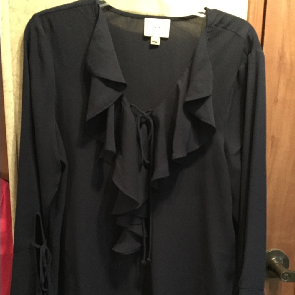 Navy blouse