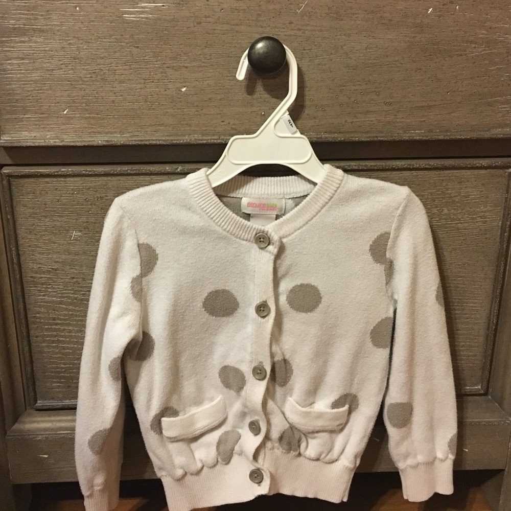 Polka dot sweater