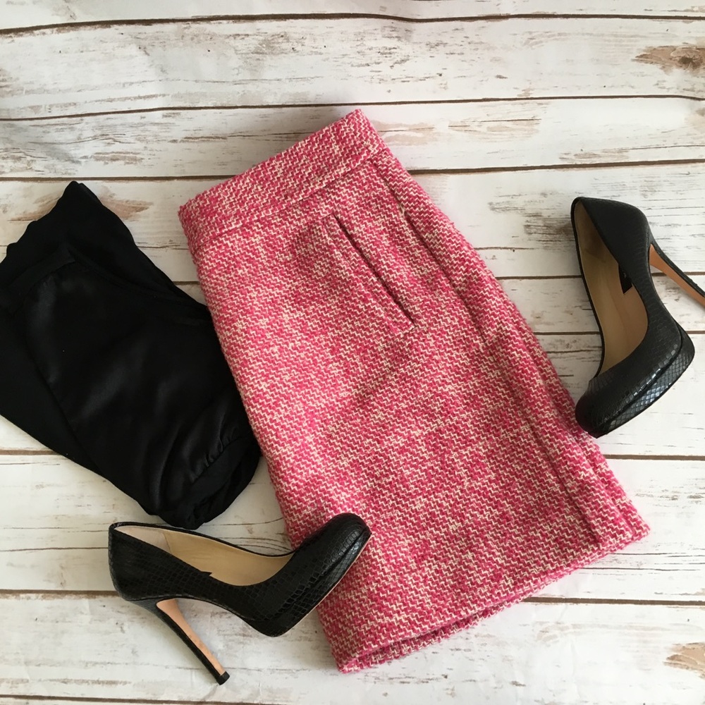 -new- Banana Republic • Tweed Skirt, Lined