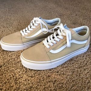 Vans Old Skool Khaki- Never Worn !
