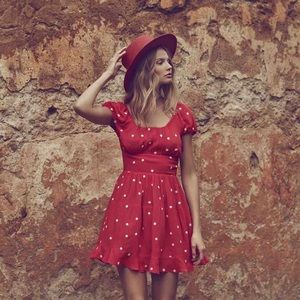 For Love and Lemons Chiquita Tiered Mini Dress For Love and Lemons Chiquita Tiered Mini Dress