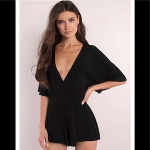 Open-back Romper