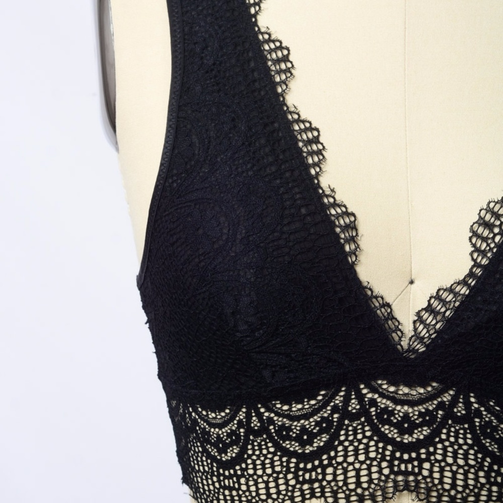 Dusty Rose Lace Bralette - Picture 4 of 5