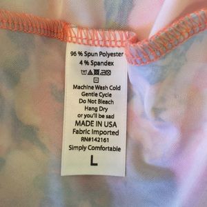 LuLaRoe Skirts - NWT Lularoe Floral Azure Skirt Large LuLaRoe Skirts - NWT Lularoe Floral Azure Skirt Large