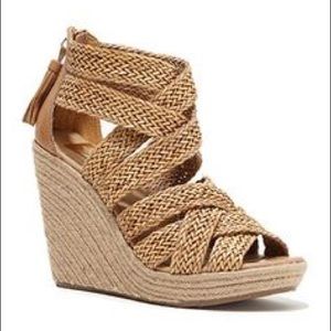 Dolce Vita “Deez” jute platform wedge sandals