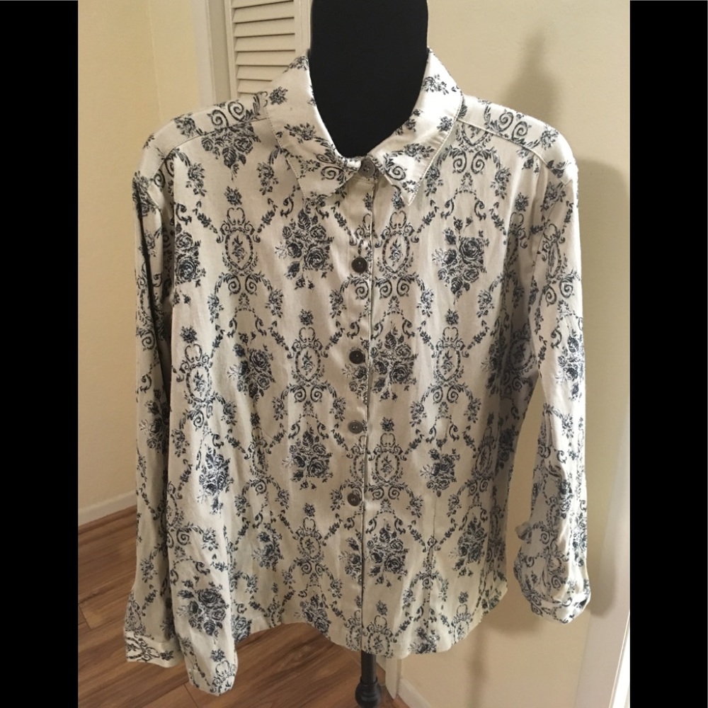 Chico’s Brocade Jacket - Picture 1 of 3