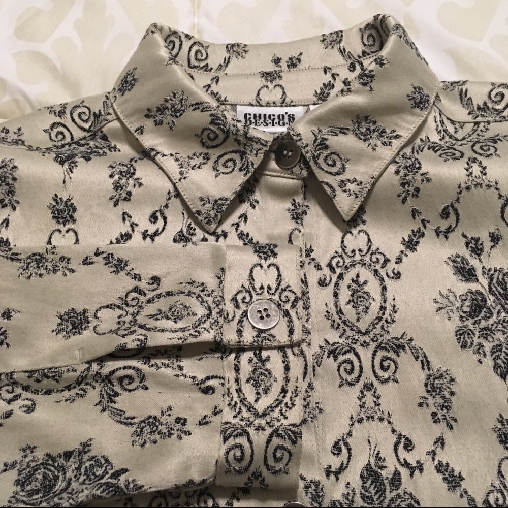 Chico’s Brocade Jacket - Picture 3 of 3