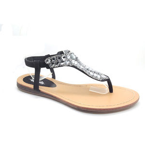 Voltage Alda 2 Black Gladiator Sandals