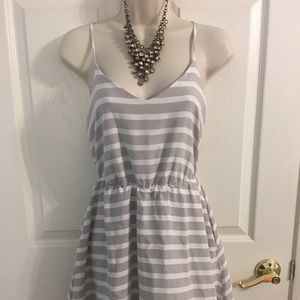 Striped Beige & White dress