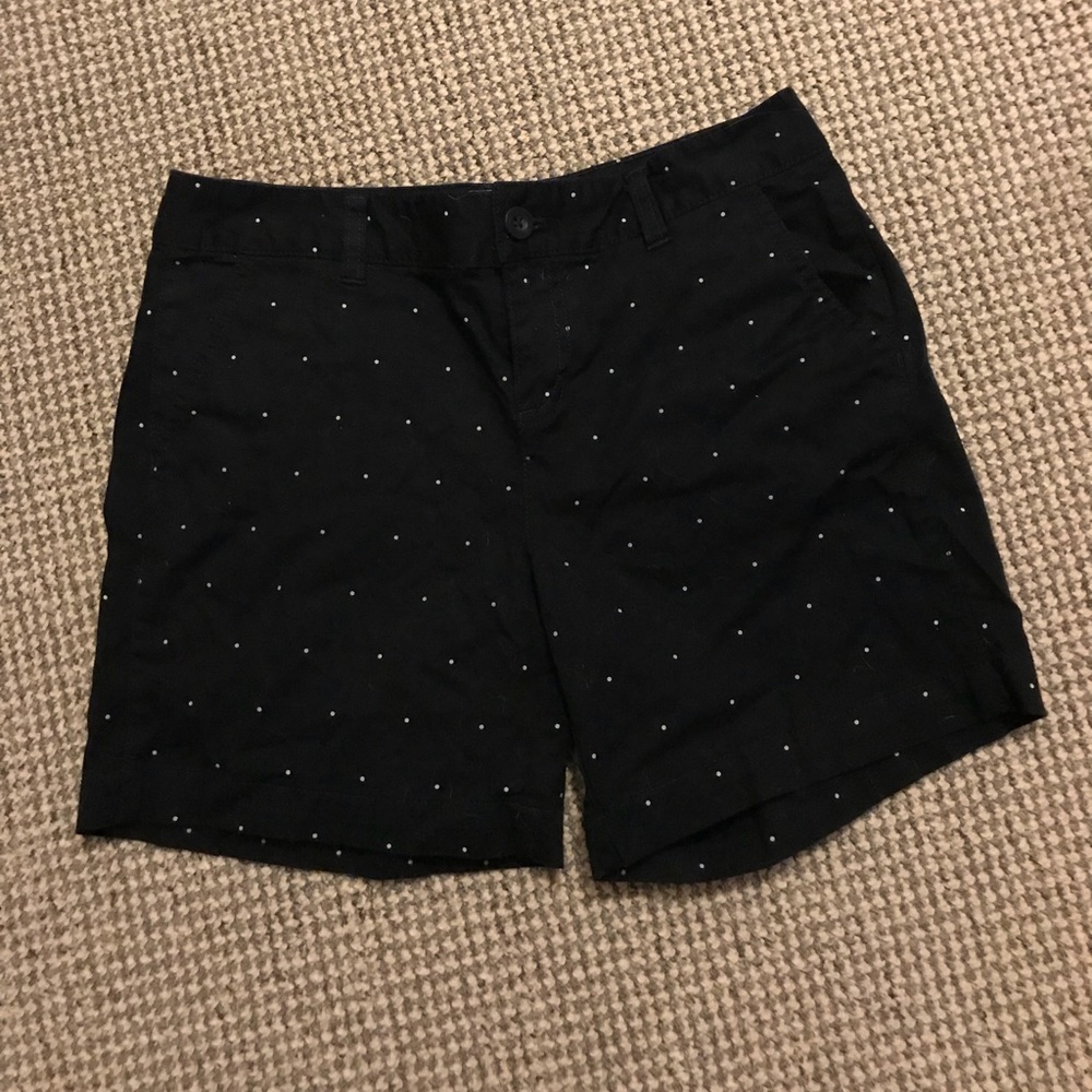 Navy Polka Dot Shorts